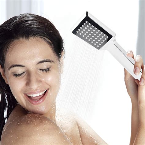 vagsure 1pcs handheld shower head abs chrome plate panel streamline water saving bathroom bath