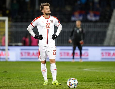 Adem Ljajic of Serbia in action during the UEFA Nations League C ...