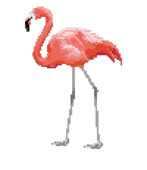 Sandbox Pixel Art Flamingo Wattpad