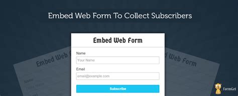 Email Sign Up Form Turn Visitors Into Subscribers Formget