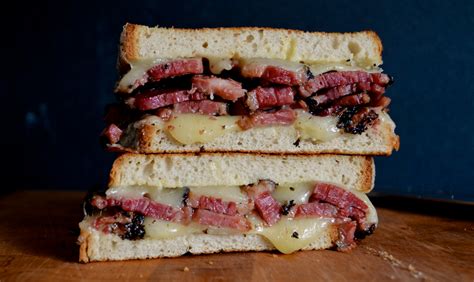 While it's still a fatty meat, the sandwich is just meat, mustard, and rye. Sandwich #185-"Craving New York" Pastrami and Provolone on ...
