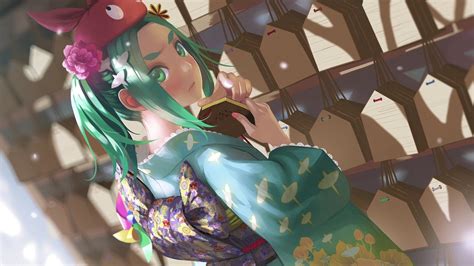 533120 Kimono Sword Anime Vocaloid Yukata Wallpaper