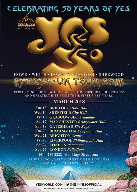 News Yes Announces Yes50 50th Anniversary Tour