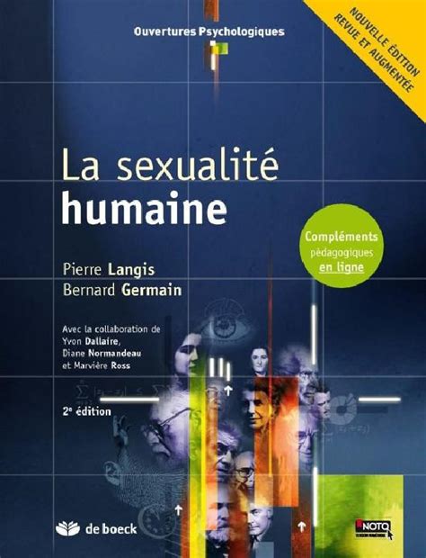 La Sexualité Humaine 2° édition Bernard Germain De Boeck Supérieur Dbs 9782804190958