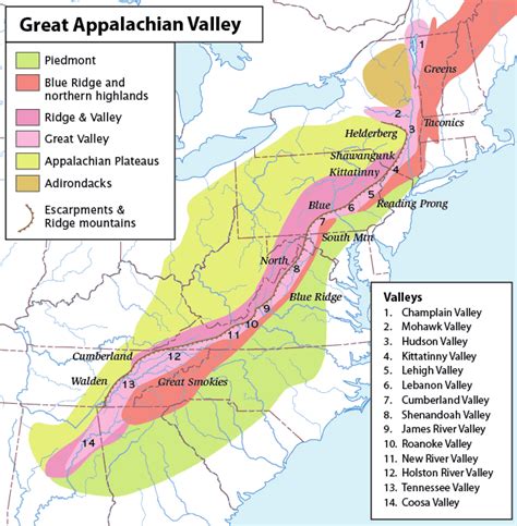 Great Appalachian Valley Wikipedia The Free Encyclopedia
