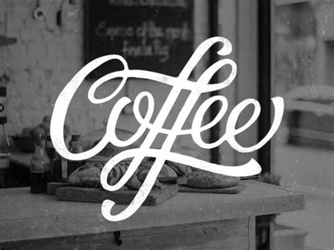 Coffee Lettering Fonts Typography Inspiration Types Of Lettering