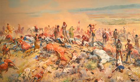 Custers Last Stand Aftermath Battle Of Little Bighorn Native