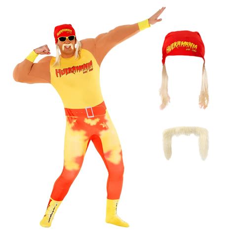 Buy Morphhollywood Hulk Hogan Costume Hulk Hogan Costume Adult Wwe Costume Men Wwe Hulk Hogan