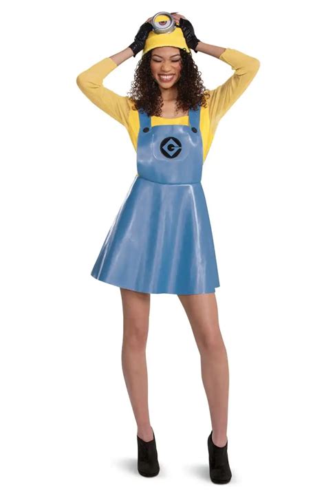 Get Minion Female Deluxe Adult Costume Stuart Special Style Cosplay For Mistress Online At