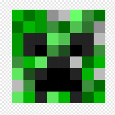 Minecraft Pixel Art Computer Icons Creeper Face Rectangle Symmetry