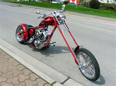 Red Hot Chopper Chopper Motorcycle Motorcycle Harley Custom Choppers