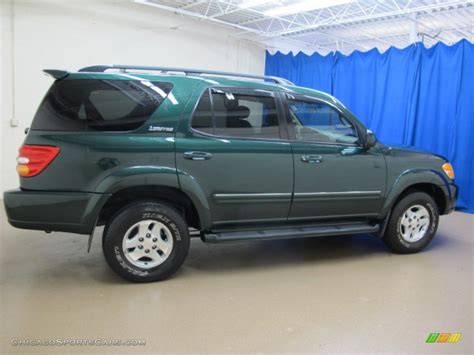 2001 Toyota Sequoia Limited 4x4 In Imperial Jade Mica Photo 10