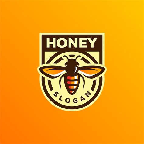 Premium Vector Bee Honey Logo Design
