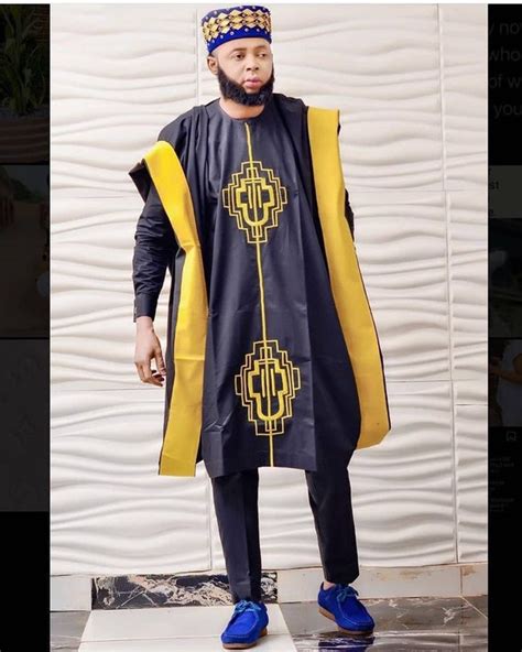 African Agbada Robe Africain Agbada For Men African Wedding Suit