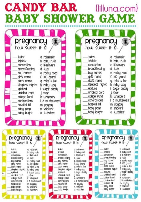 Printable Baby Shower Games Get The Party Started With Our Free