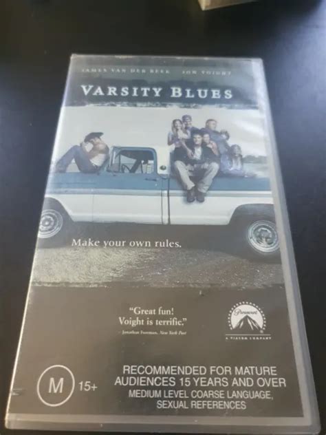 Varsity Blues With James Van Der Beek And Jon Voight Vhs Video 1318
