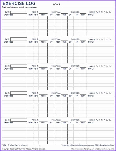 I got motivated and made an ms excel worksheet based off britlifter's 3 day program that i have been following. 9 Workout Excel Template - Excel Templates - Excel Templates