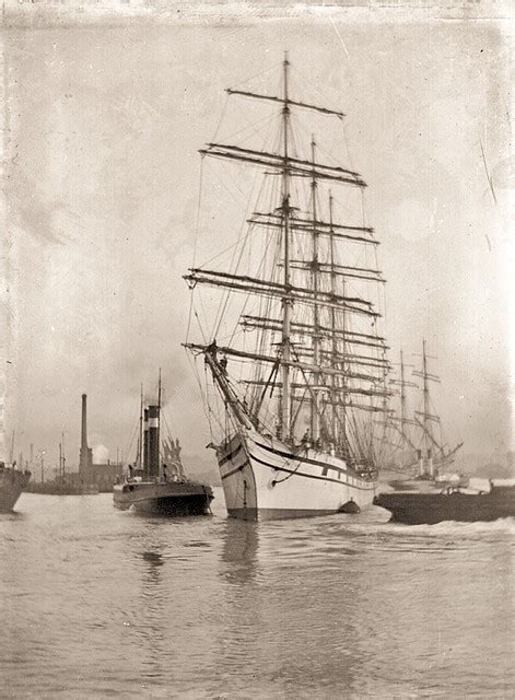 Sailing Ship On The Tyne Circa 1900 Ive Processed This F Flickr