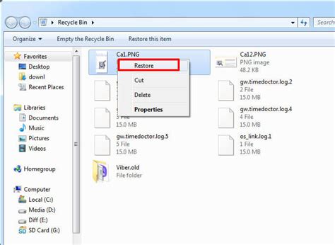 How To Findemptyrecover Recycle Bin In Windows 7