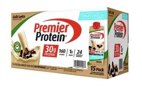 Premier Protein 30g High Protein Shake Café Latte🧋11 Fl Oz 15 Pk