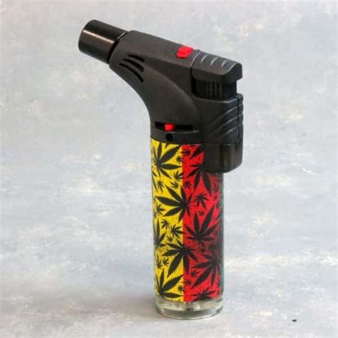 5 Techno Torch Refillable Single Slant Adjustable Jet Flame Lighters