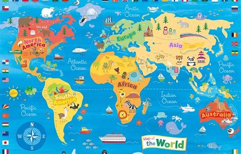 Cute Map Of The World Kaleb Watson