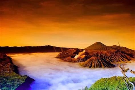 Sunset Di Bromo Cozmeed Indonesia Indonesia Pegunungan Alam