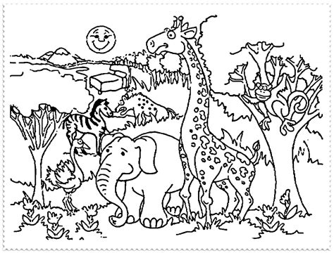 Download Zoo Coloring Pages at GetDrawings | Free download