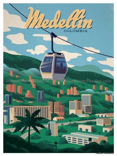 Ideastorm Studio Store — Home Travel Posters Colombia Travel