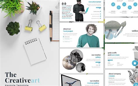 Creative I Minimal Keynote Template Templatemonster