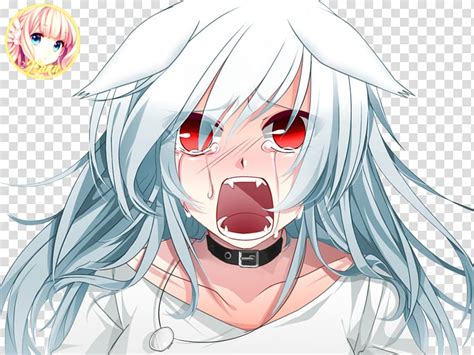 Download free anime eyes png with transparent background. Catgirl Eye Anime Red hair Canities, angry wolf face ...