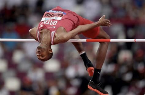 Qatari high jumper claims a first ever gold medal in the track and field with victory in the men's high jump. Qatar's high jumper Mutaz Barshim's final is on tonight!