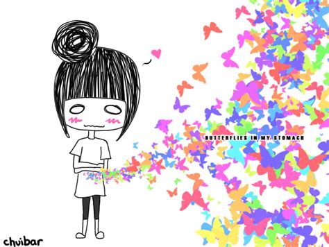 She ascended the pretentious flight of dirty marble steps. Butterflies in my Stomach by chuibar on DeviantArt
