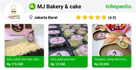 Mj Bakery And Cake Grogol Kota Administrasi Jakarta Barat Tokopedia
