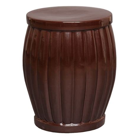 Shop for cheap garden stools online at target. Large Brown Fluted Ceramic Garden Stool - Seven Colonial