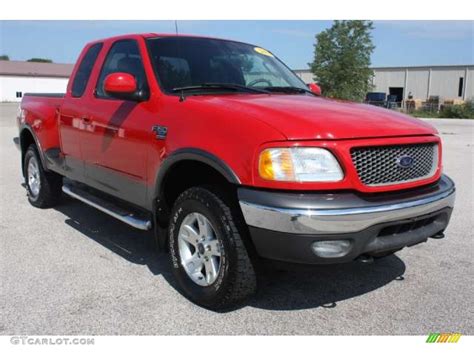 Bright Red 2003 Ford F150 Fx4 Supercab 4x4 Exterior Photo 51848618
