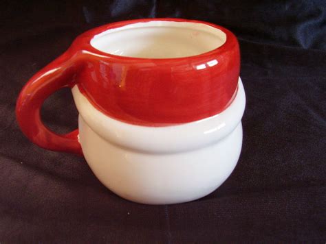Free returns high quality printing fast shipping. Christmas Santa Chocolate Mug Cup Collectible B