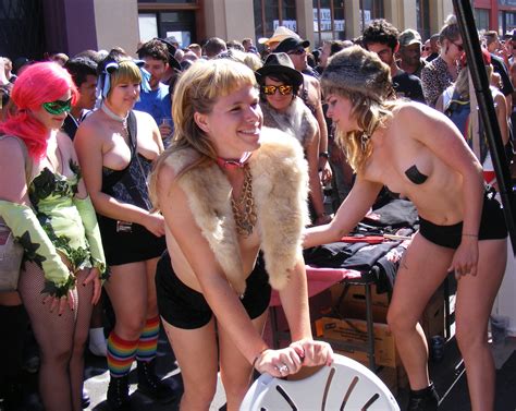 Naked Folsom Street Fair Spanking Cumception
