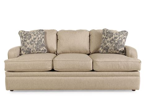 The comfort sleeper® by american leather® is the most versatile and comfortable sleeper sofa available. Contemporary 77" Queen Sleeper Sofa in Dove Brown | Mathis Brothers Furniture