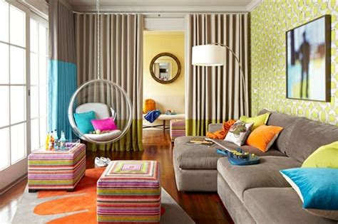 Colorful kids hangout room interior design ideas. Cool ideas for youth living rooms and lounge for teens ...