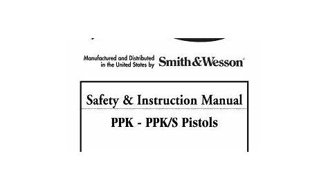 walther ppk manual