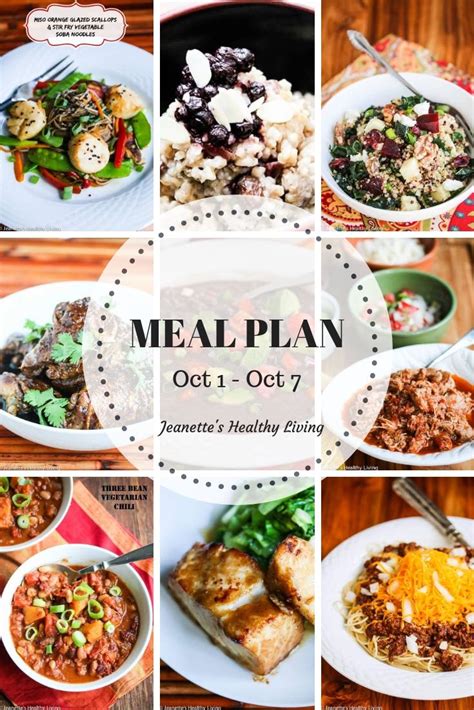 Keeping track of what you're supposed to eat to stay healthy can already be overwhelming, but it turns out that according to recent data, sales for breakfast items are passing those for lunch and dinner and morning don't skip breakfast. Healthy Meal Plan (October 1 - October 7) - Jeanette's Healthy Living