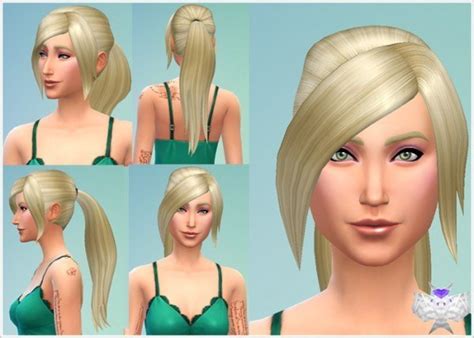 David Sims Long Ponytail Hair • Sims 4 Downloads