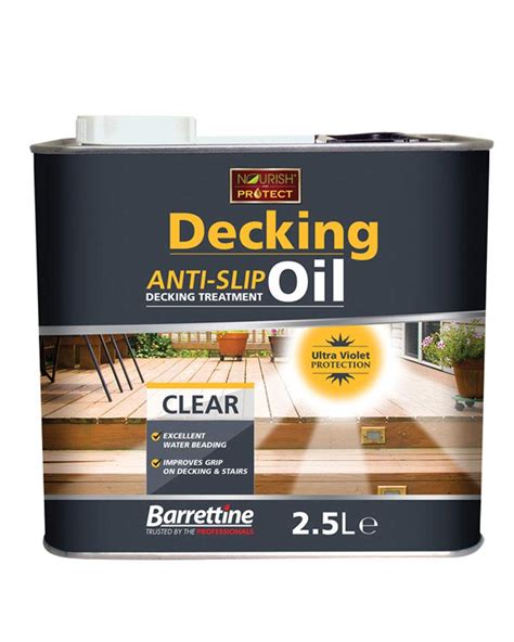 Nourish And Protect Dtas25 25 L Anti Slip Decking Oil Clear