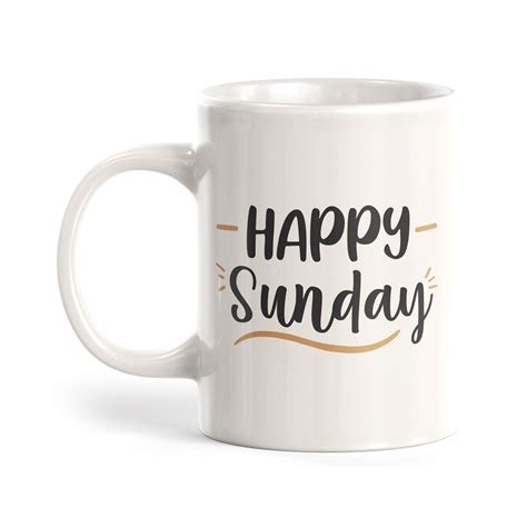 Happy Sunday Coffee Mug Etsy
