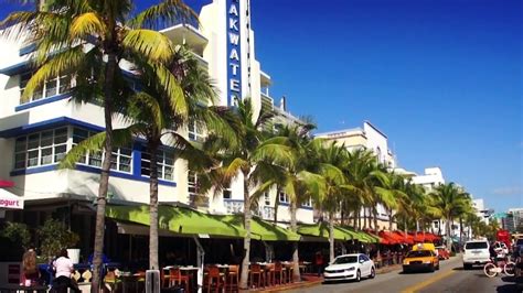 Ocean Drive Miami Beach Florida Youtube