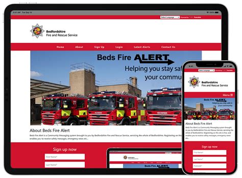 Home Page Bedfordshire Fire And Rescue Alert