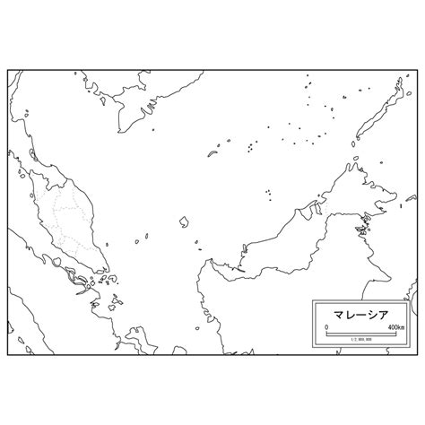 東南アジア大陸全図の白地図を無料ダウンロード 白地図専門店