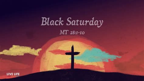 Holy Week Reflections Black Saturday Youtube