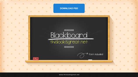 Blackboard Design Thislooksgreat